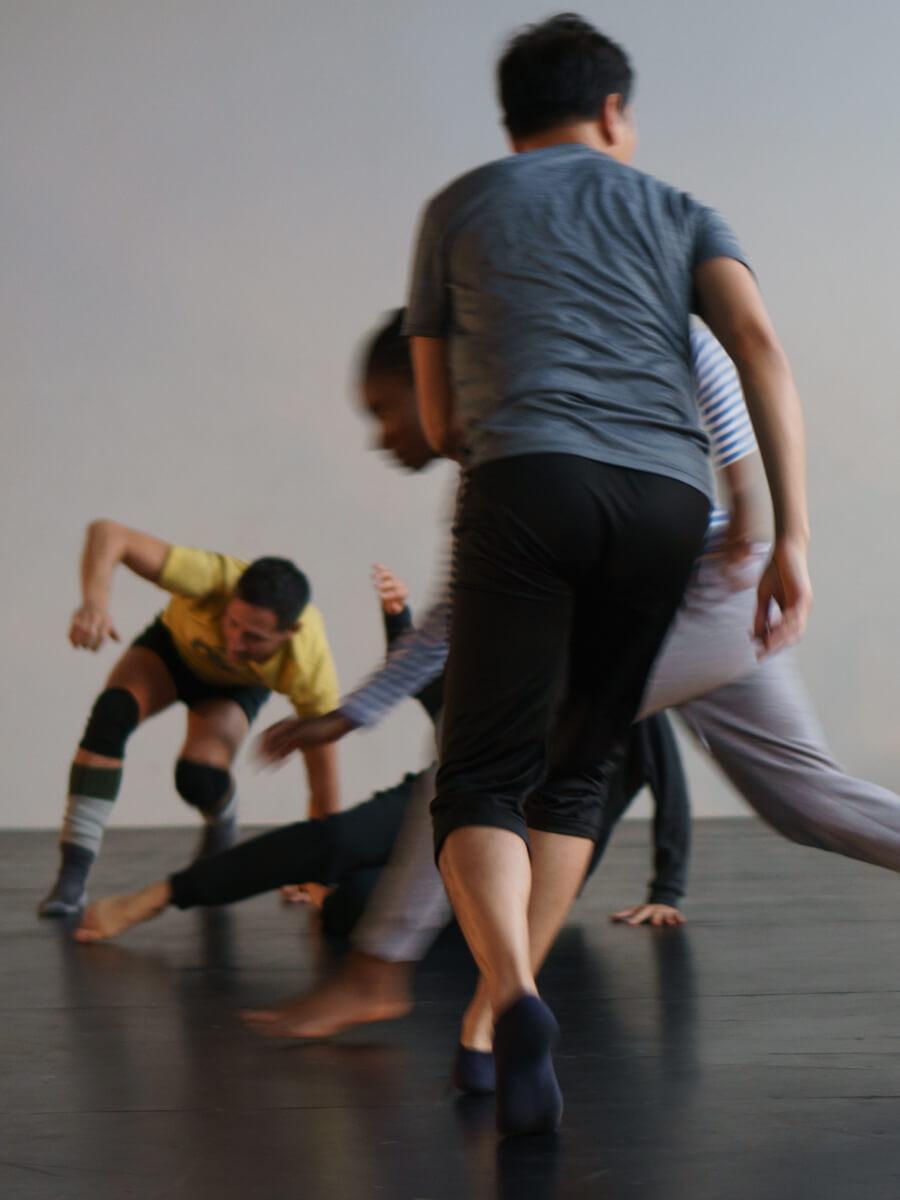 Group of people in a movement workshop