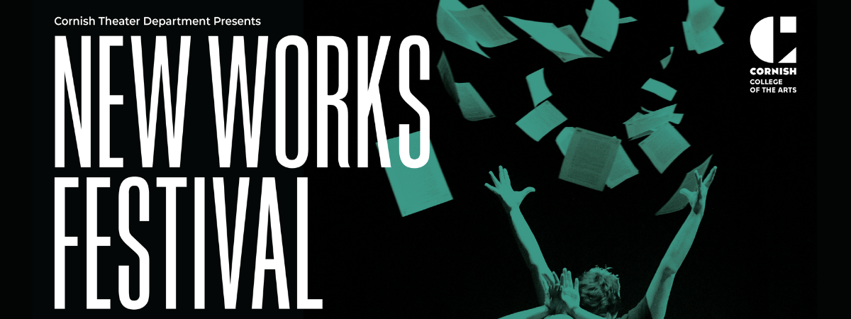 banner for new works festival